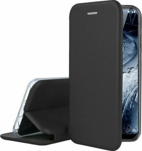Elegance Book Δερματίνης Μαύρο (Galaxy A12)