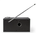 Nedis RDIN3000BK Επιτραπέζιο Ραδιόφωνο Ρεύματος με Bluetooth και USB Μαύρο
