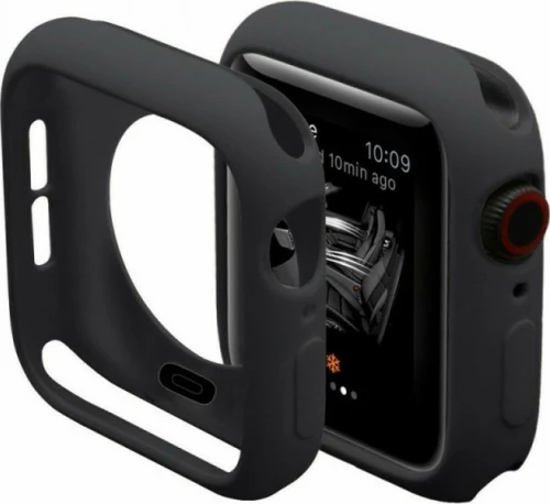 Θήκη Σιλικονης Μαύρο (Apple Watch 38mm/40mm)