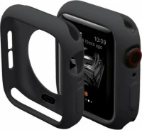 Θήκη Σιλικονης Μαύρο (Apple Watch 38mm/40mm)