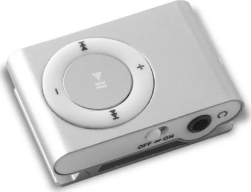 Mini MP3 + Earphones Silver