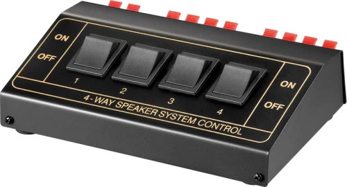 Goobay Switch 4 Σετ Ηχείων 11934, Έως 200W, Μαύρο