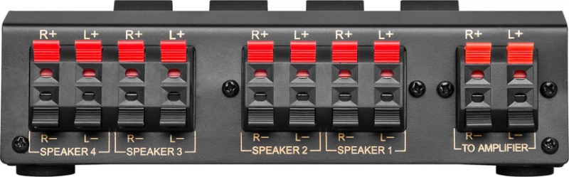 Goobay Switch 4 Σετ Ηχείων 11934, Έως 200W, Μαύρο