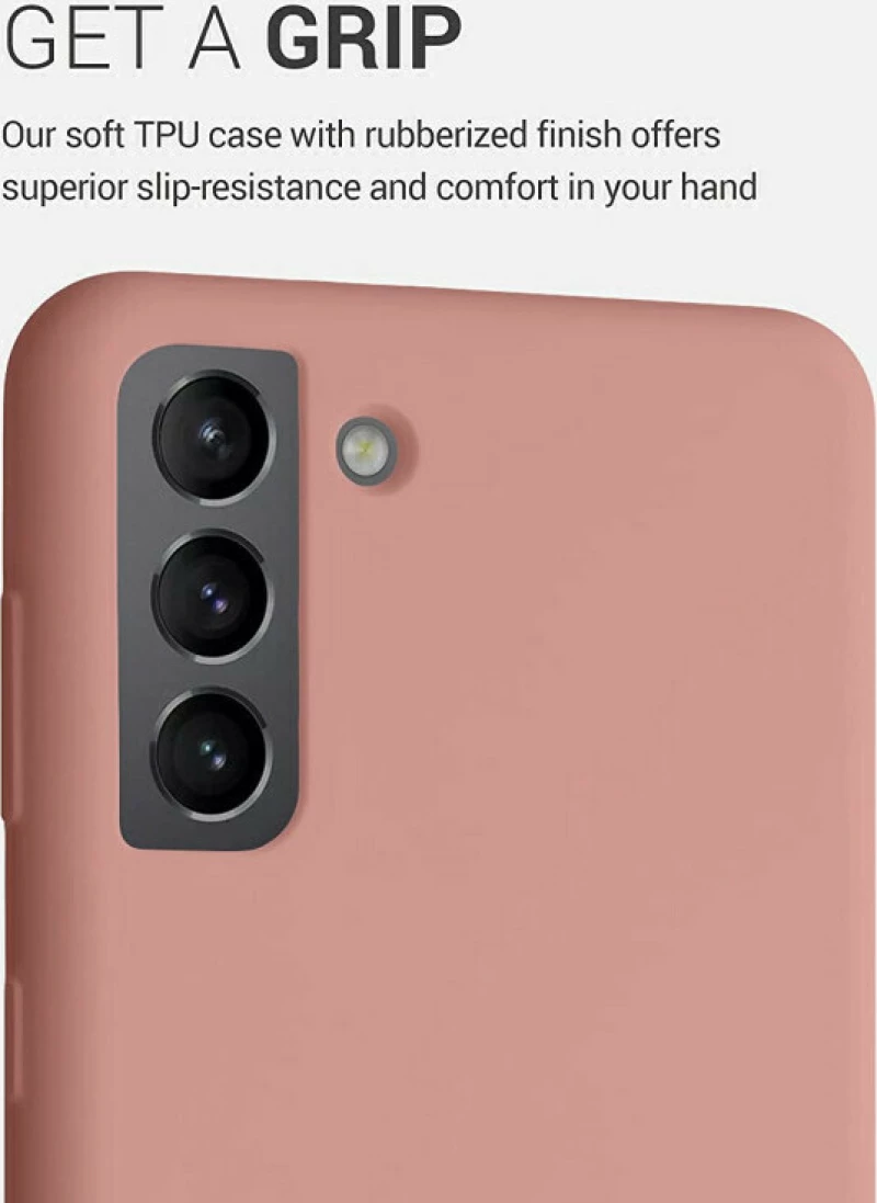KWmobile Back Cover Σιλικόνης Rose Tan (Galaxy S21+ 5G)