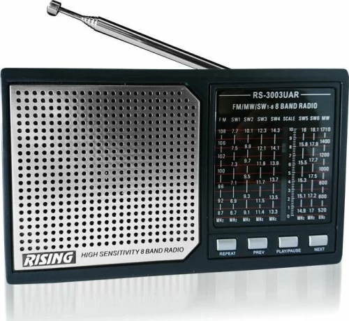 Elekom RS-3003UAR Φορητό Ραδιόφωνο Επαναφορτιζόμενο με USB Μαύρο