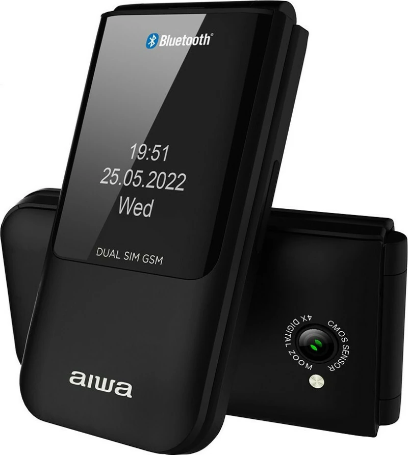 Aiwa FP-24BK Κινητό Τηλέφωνο Μαύρο