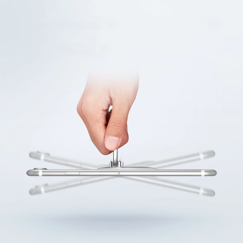 ESR Zinc Alloy Ring Holder Κινητού σε Ασημί χρώμα