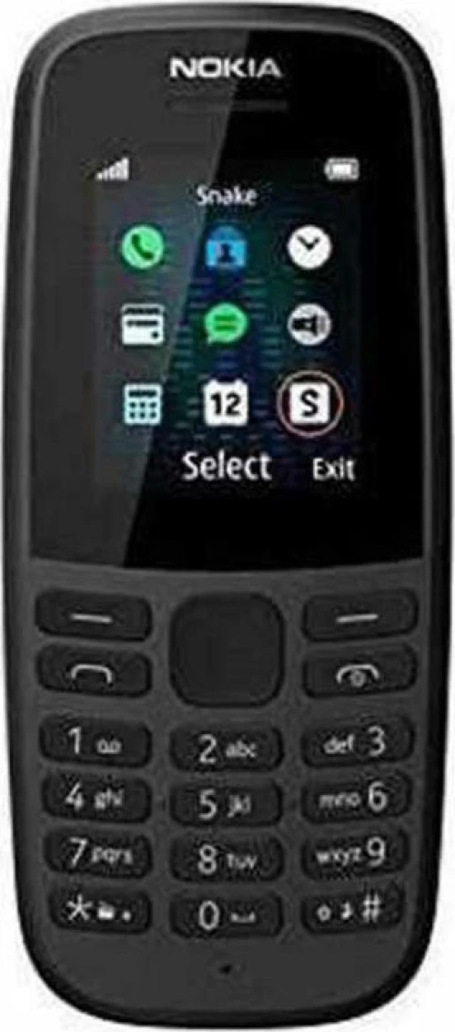 Nokia 105 (2019) UK Menu Black