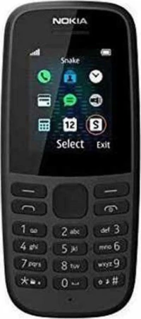 Nokia 105 (2019) UK Menu Black