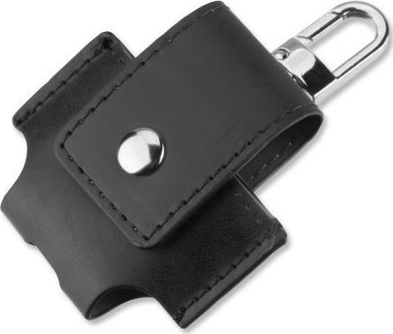 4Smarts Θήκη Leather Carabiner Μαύρο