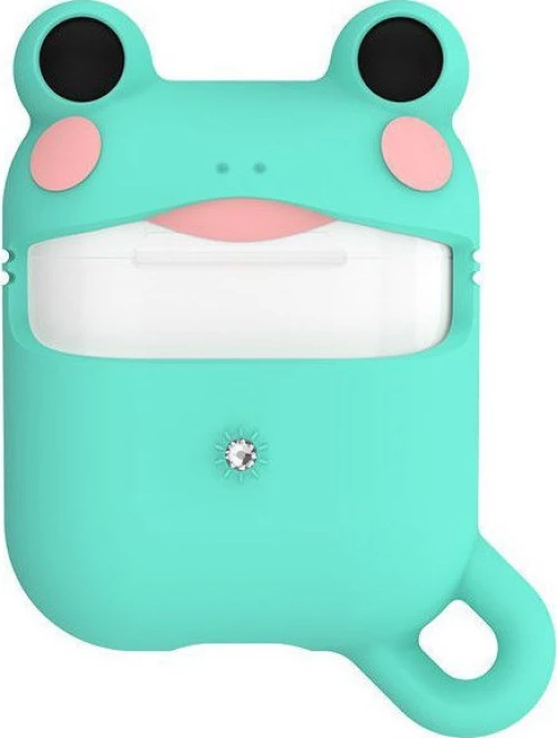 Kingxbar Adorkable Case Frog Πράσινο (Apple AirPods)