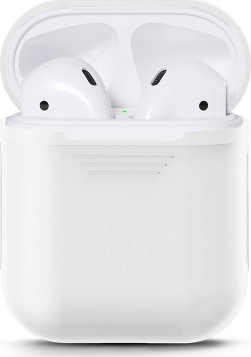 Θήκη Σιλικόνης Λευκό (AirPods)