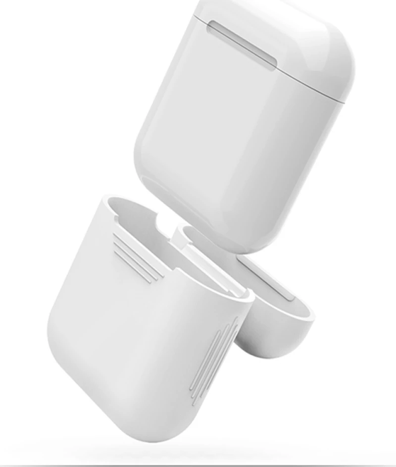 Θήκη Σιλικόνης Λευκό (AirPods)