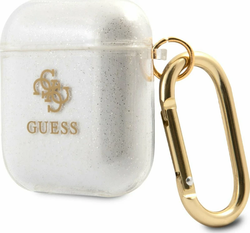 Guess 4G Glitter Διάφανο (Apple AirPods)