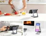Ugreen Foldable Multi-Angle Phone Stand Βάση Γραφείου για Κινητό σε Γκρι χρώμα