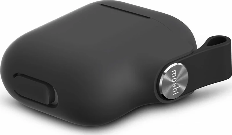 Moshi Pebbo Shadow Black (Apple AirPods)