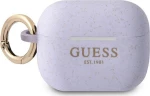 Guess Silicone Glitter Μωβ (Apple AirPods Pro)