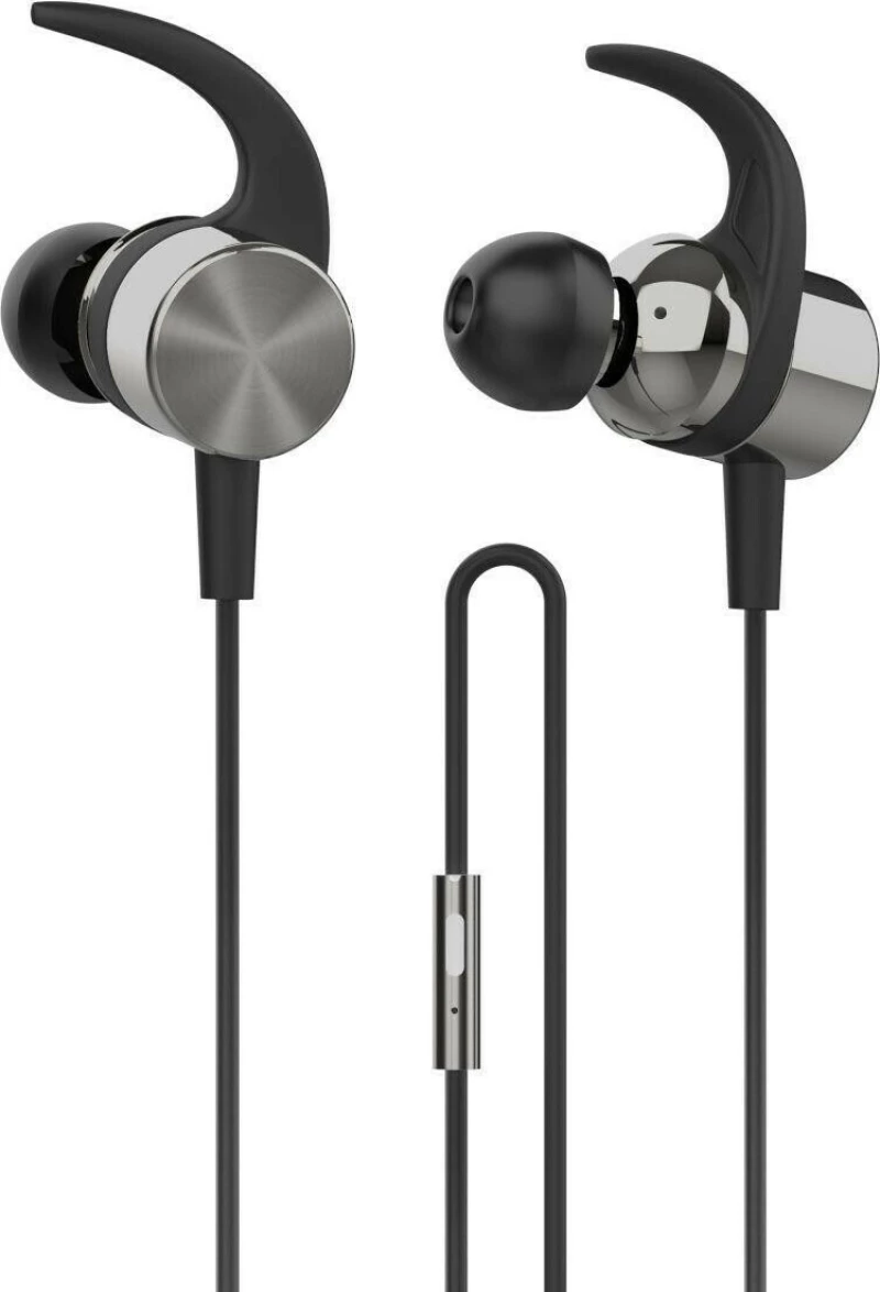 HP DHH-3114 In-ear Handsfree με Βύσμα 3.5mm Γκρι