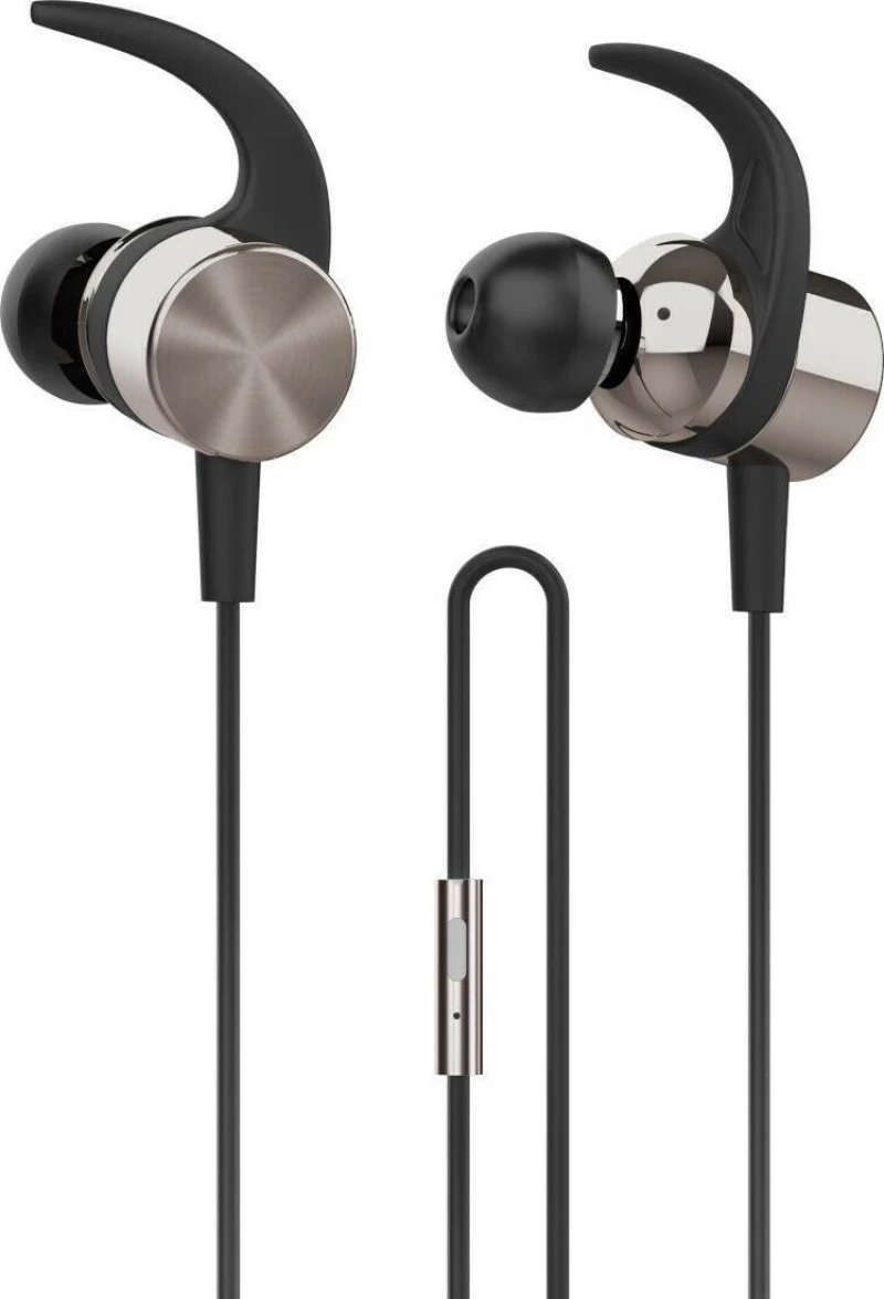HP DHH-3114 In-ear Handsfree με Βύσμα 3.5mm Χρυσό