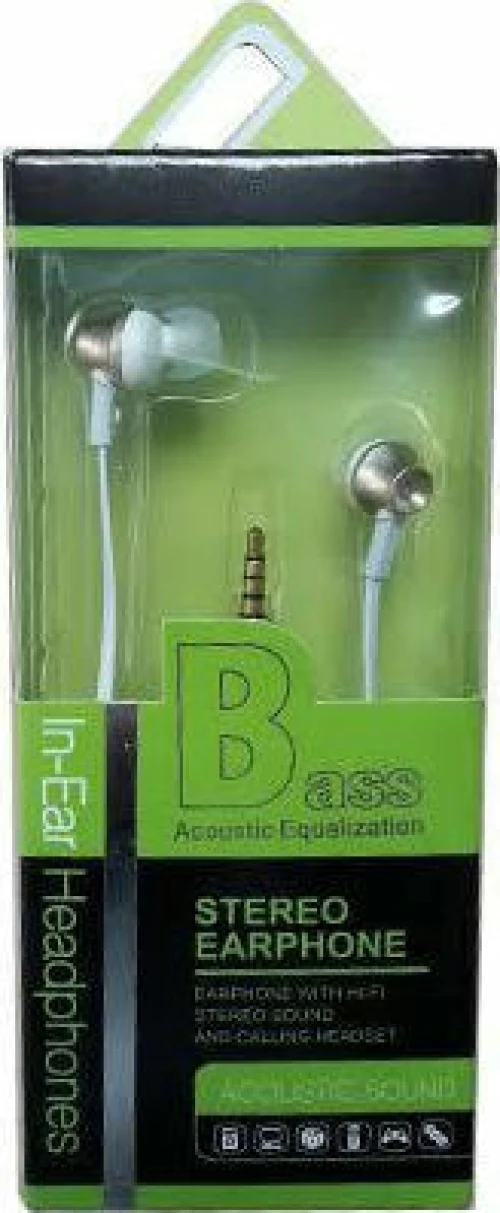 CLE-EM11 In-ear Handsfree με Βύσμα 3.5mm Λευκό