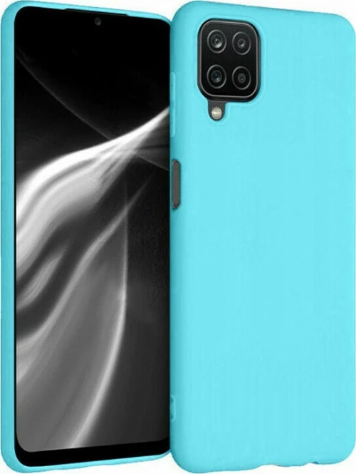 Θήκη σιλικόνης TPU Ultra Slim 0.3mm soft mat για Samsung Galaxy A12 - Γαλάζιο