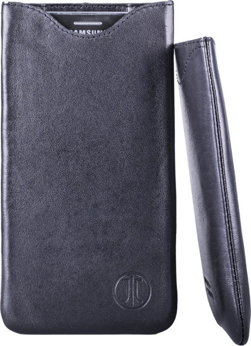 Θήκη JT Berlin SlimCase Δερματινη Πουγκί για Smartphones Size ML - ΜΑΥΡΗ - 10036