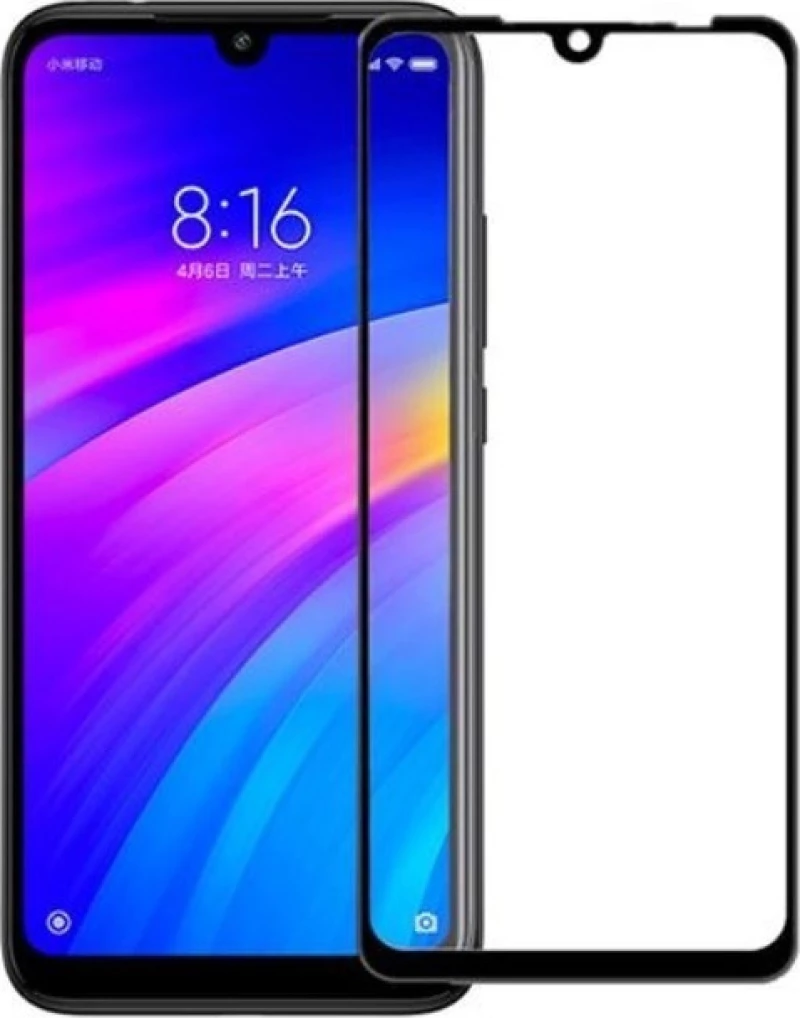 OEM Γυαλί Προστασίας Για Xiaomi Redmi 8 Full Cover Black