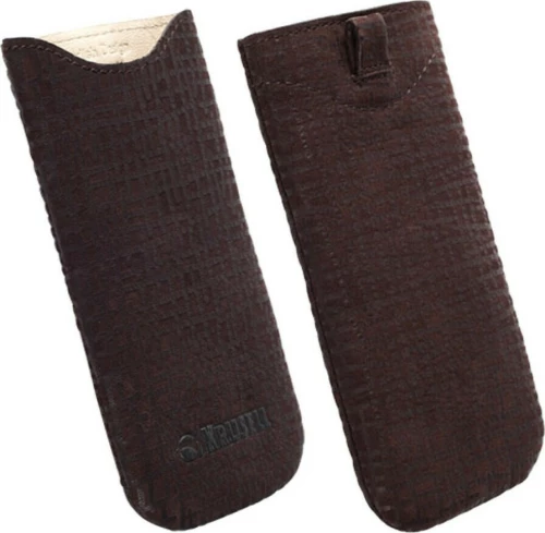 Krusell Visby Mobile Pouch Brown (Universal)