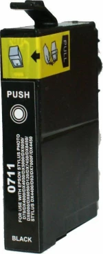Premium Συμβατό Μελάνι Epson 711 Black