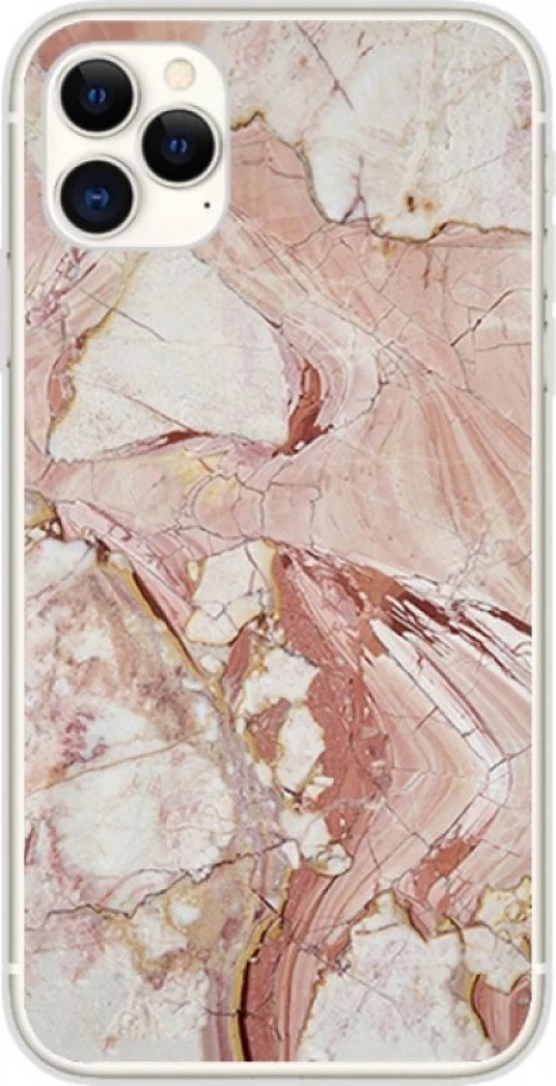 Wozinsky Marble Back Cover Σιλικόνης Ροζ (iPhone 11 Pro)