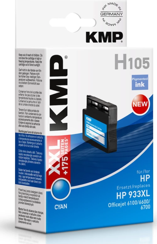 KMP Συμβατό Μελάνι HP 933XL Cyan (CN054AE)