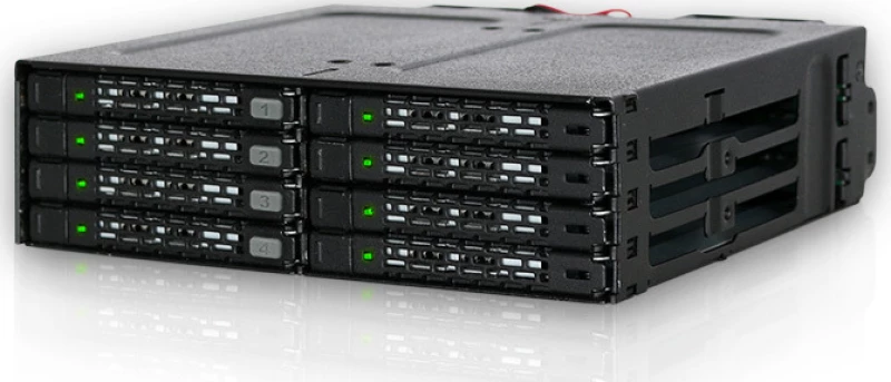 Πλαίσιο Για Σκληρούς Δίσκους Backplane IcyDock 8x6,3cm SATAI-III/SAS in 1x5,25"