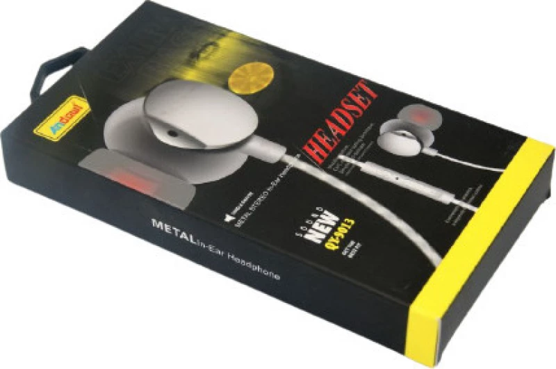 QΥ-9013 In-ear Handsfree με Βύσμα 3.5mm Λευκό