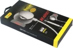 QΥ-9013 In-ear Handsfree με Βύσμα 3.5mm Λευκό