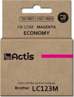 Actis Συμβατό Μελάνι Brother LC123M Ματζέντα