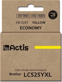 Actis Συμβατό Μελάνι Brother LC525YXL Κίτρινο