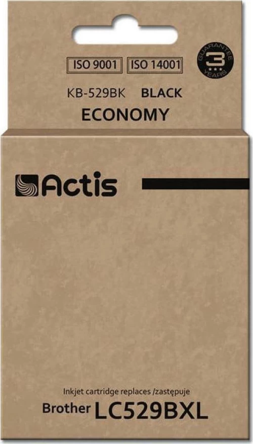 Actis Συμβατό Μελάνι Brother LC529Bk Μαύρο