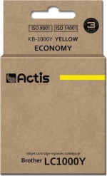 Actis Συμβατό Μελάνι Brother LC1000Y Κίτρινο