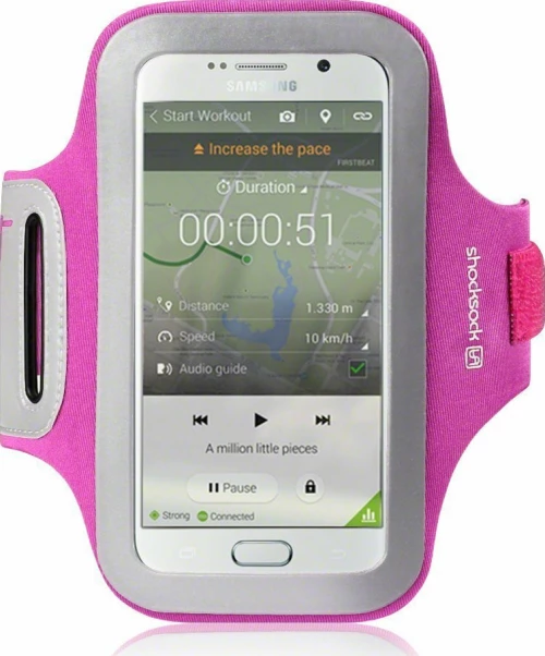 Shocksock Θήκη Μπράτσου Galaxy S6 (Ροζ)