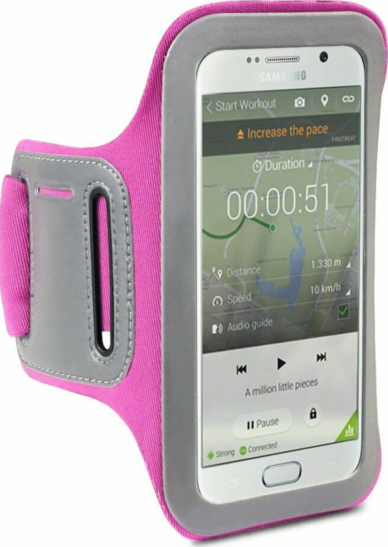 Shocksock Θήκη Μπράτσου Galaxy S6 (Ροζ)