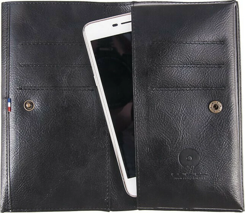 WUW-P17 Θήκη Κινητού-Πορτοφόλι για Smartphone μέχρι 5.5" BLACK