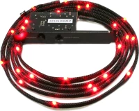 NZXT Sleeved 1m LED Kit Red