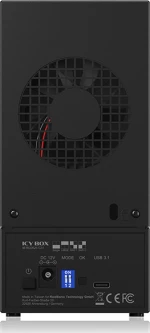 RaidSonic Icy Box IB-RD3621-C31 Θήκη για 2 Σκληρούς Δίσκους 2.5" SATA III με σύνδεση USB3.1