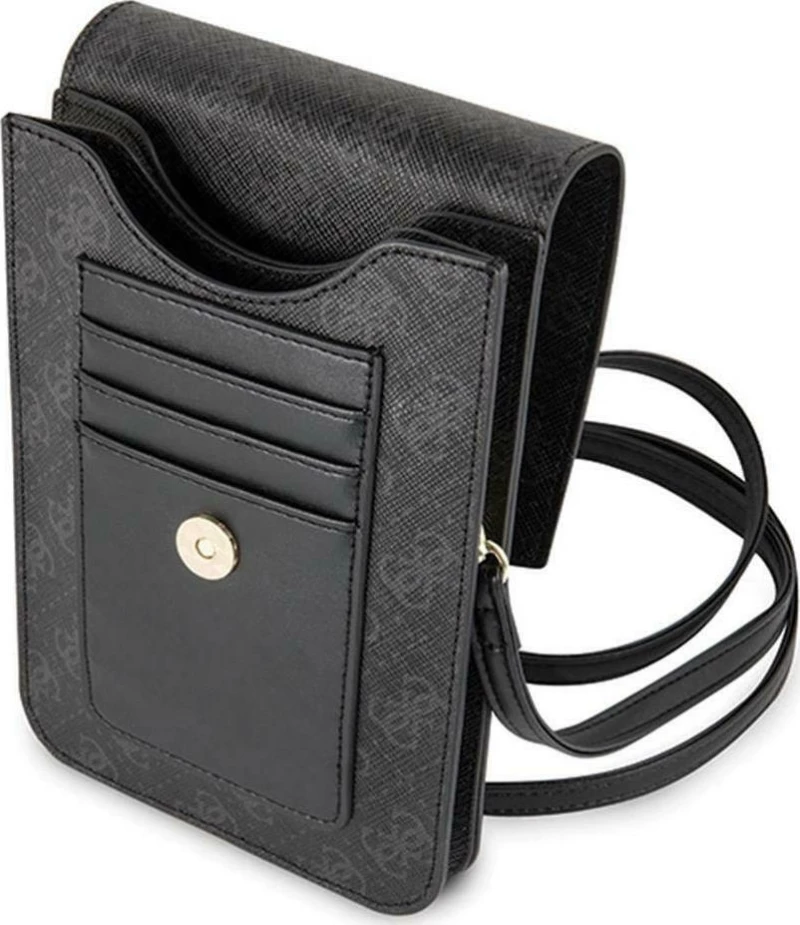 Guess 4G Logo Bag Μαύρο