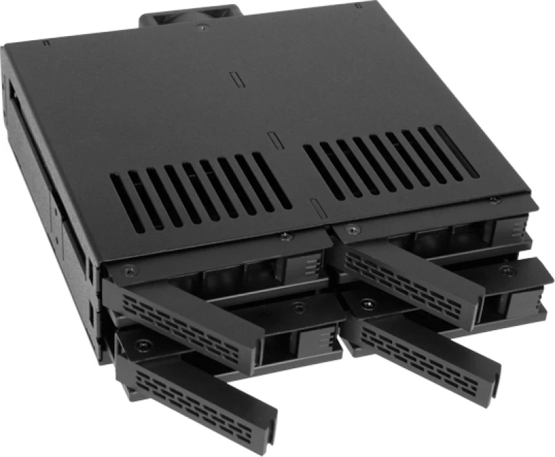 Icy Dock MB324SP-B συστοιχία δίσκων Επιφάνεια Εργασίας Μαύρος (Μαύρο)