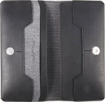 WUW-P08 Θήκη Κινητού ΠΟΡΤΟΦΟΛΙ για Smartphone μέχρι 5.5" BLACK
