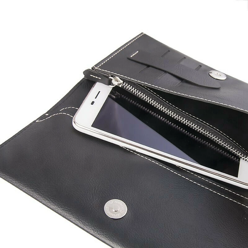 WUW-P05 Θήκη Κινητού-Πορτοφόλι για Smartphone μέχρι 5.5" BLACK