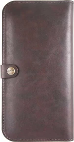 WUW Θήκη Κινητού για Smartphone μέχρι 5.8" ΣΚΟΥΡΟ ΚΑΦΕ WUW-P01