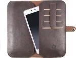 WUW Θήκη Κινητού για Smartphone μέχρι 5.8" ΣΚΟΥΡΟ ΚΑΦΕ WUW-P01