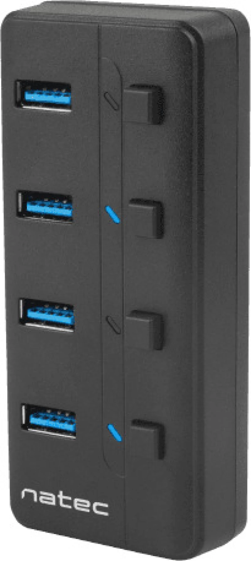 Usb Hub Natec Mantis 2 Nhu-1557 Lack 4X Usb3.0 Black